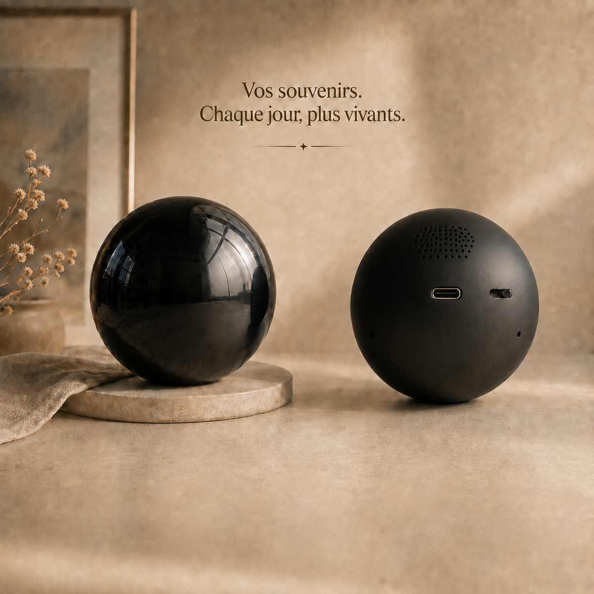 Sphère personnalisée avec vos souvenirs