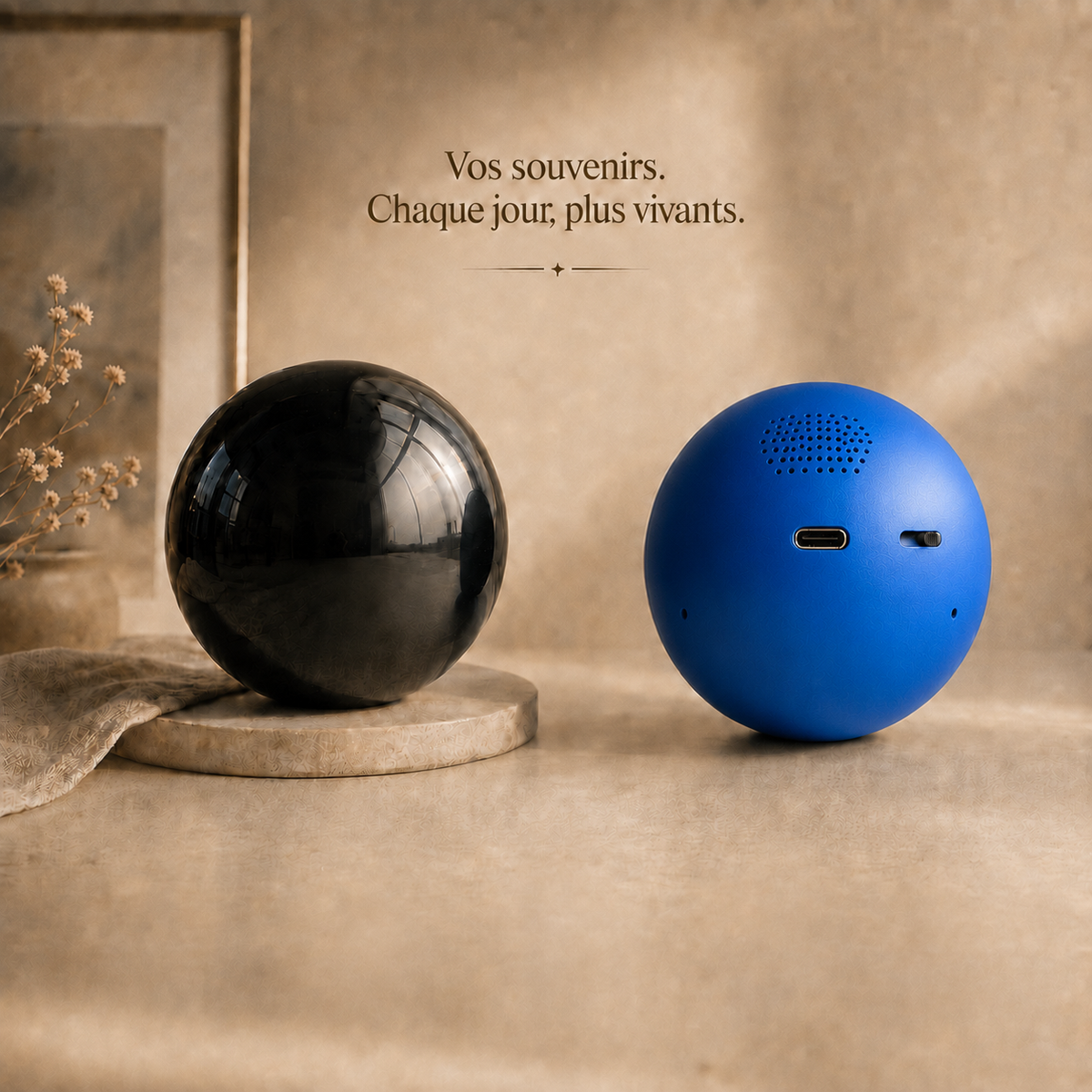 Sphère personnalisée avec vos souvenirs